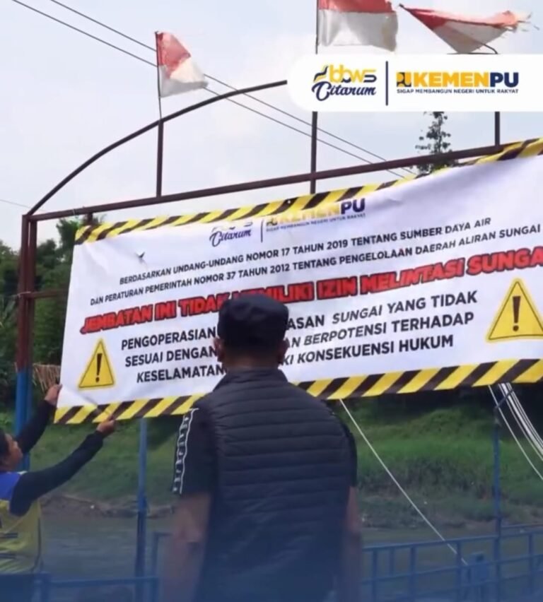 BBWS Citarum Tegas: Jembatan Perahu di Karawang Bisa Dibongkar Jika Tak Berizin