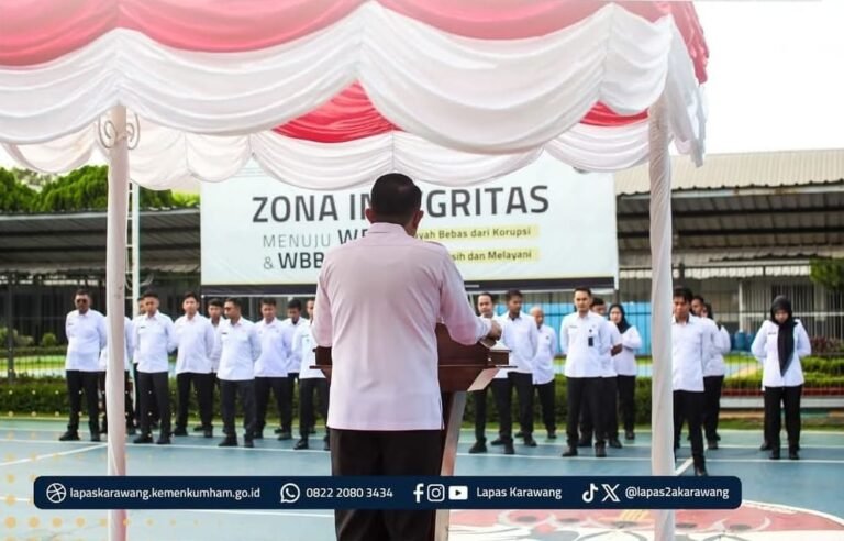 Kalapas Karawang Kukuhkan Empat Petugas Wasrik, Tegaskan Komitmen Jaga Keamanan