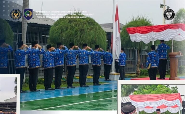 Penguatan Nilai Kebangsaan, Lapas Karawang Gelar Upacara Hari Sumpah Pemuda