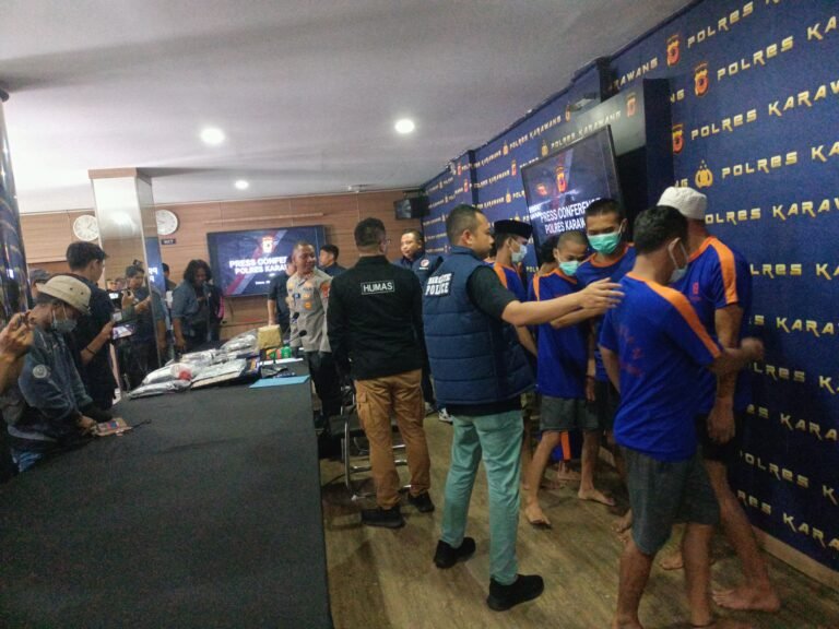 Polres Karawang Ungkap Jaringan Narkoba, 19 Tersangka dan Barang Bukti Rp1 Miliar Diamankan