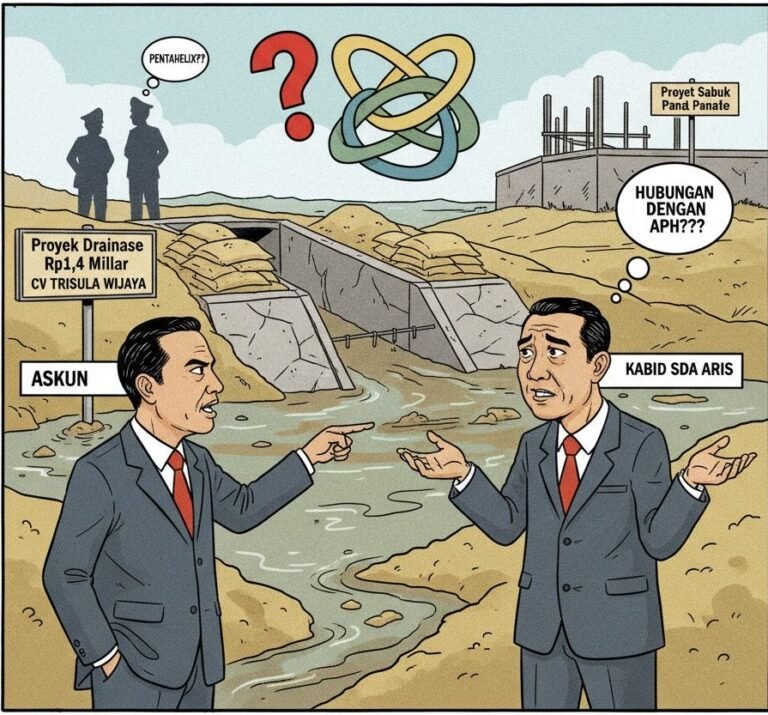 Proyek Drainase Rp1,4 Miliar Disorot Askun, Kabid SDA Karawang Dituding ‘Ngeles’