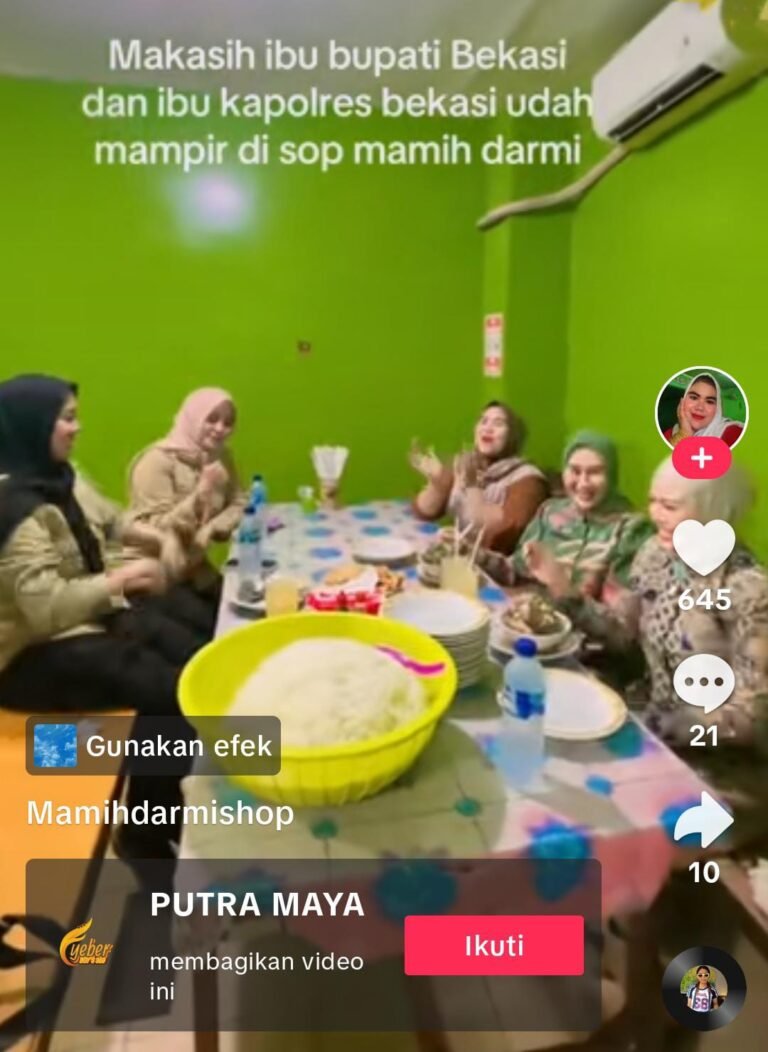 Empati Dipertanyakan, Joget Istri Pejabat Bekasi Viral di Tengah Tragedi Bencana