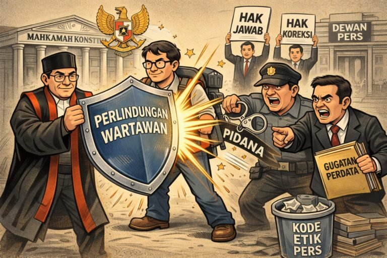 MK Batasi Pemidanaan Wartawan, Sengketa Jurnalistik Harus Kedepankan Restorative Justice